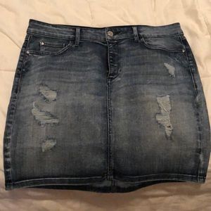 Denim skirt